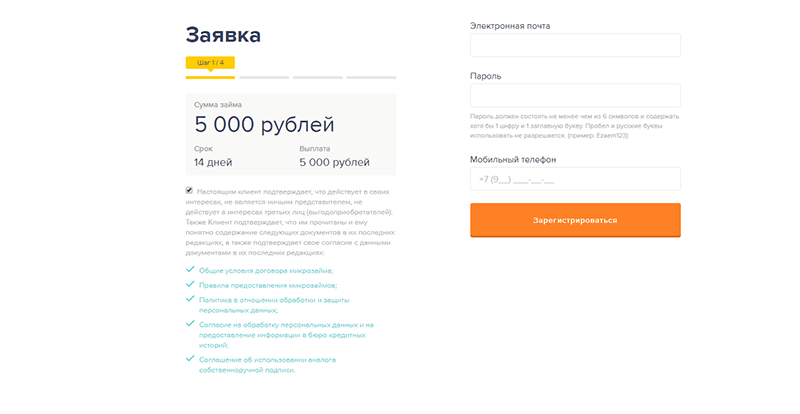 Взять займ в Езаем в Новотроицке